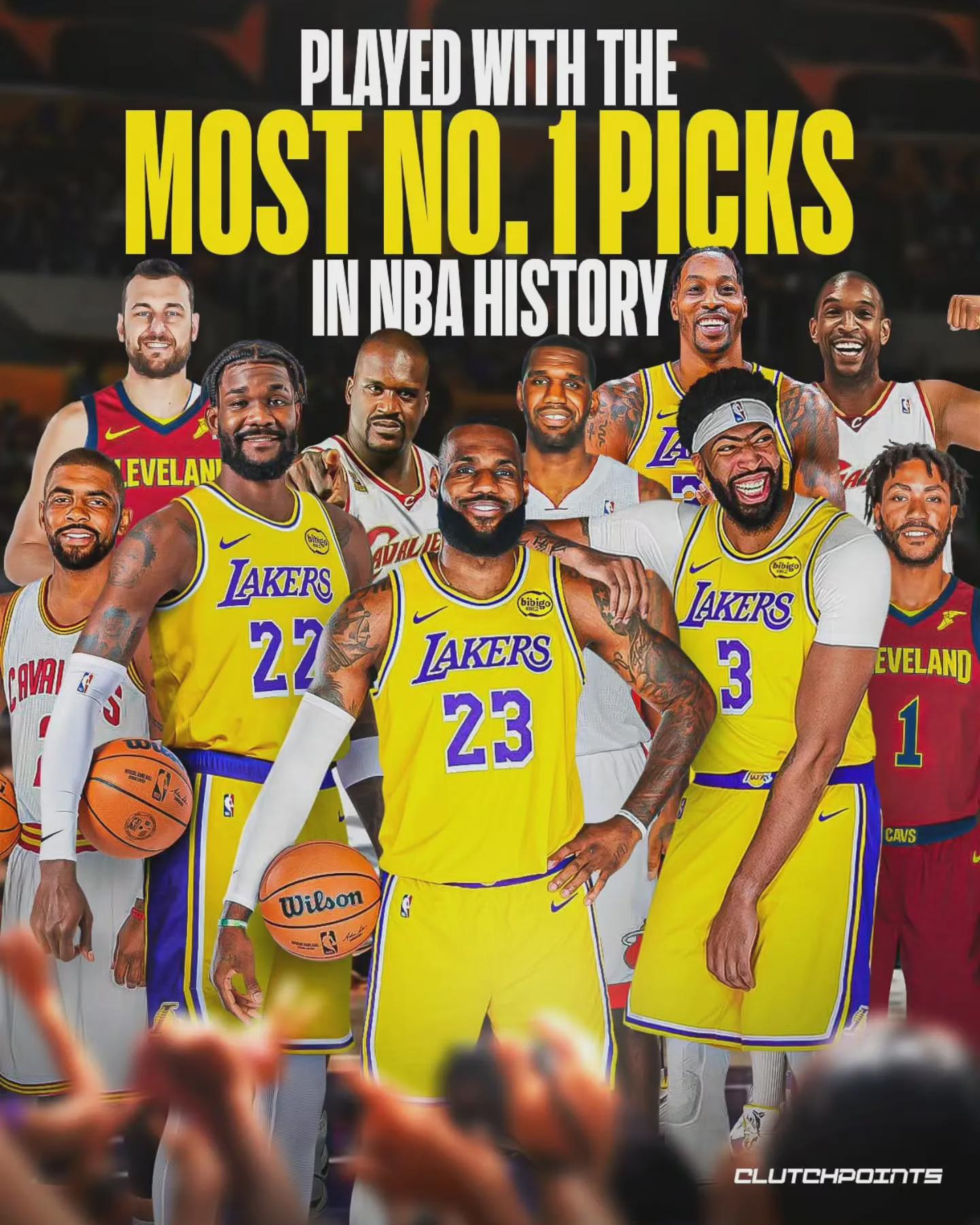 詹姆斯职业生涯搭档9个状元，与谁搭档最成功和最失败